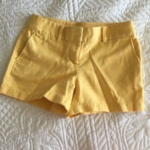 Ann Taylor Loft yellow shorts
